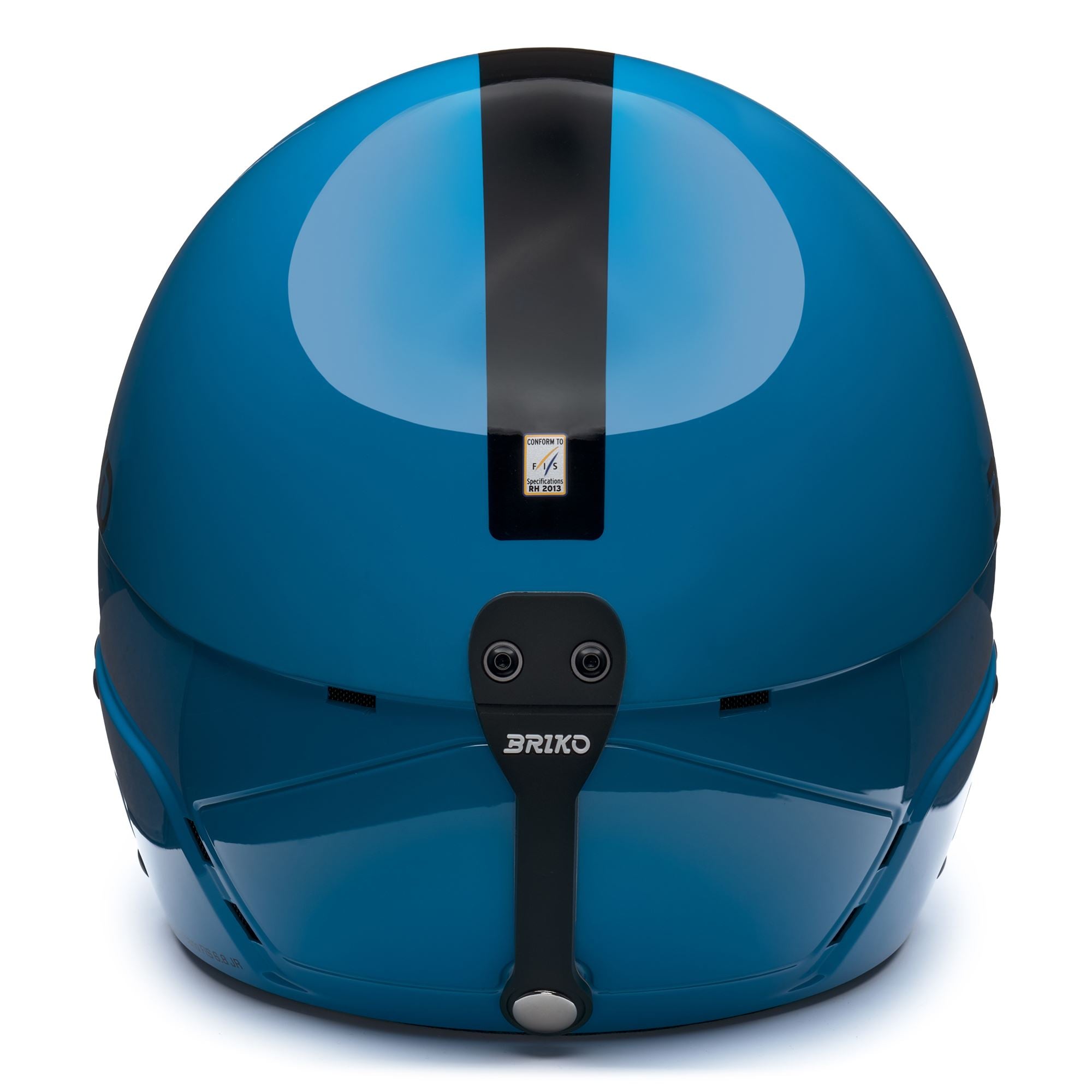 Helmets Kid unisex VULCANO FIS 6.8 JR Helmet Shiny Neon Blue - Black