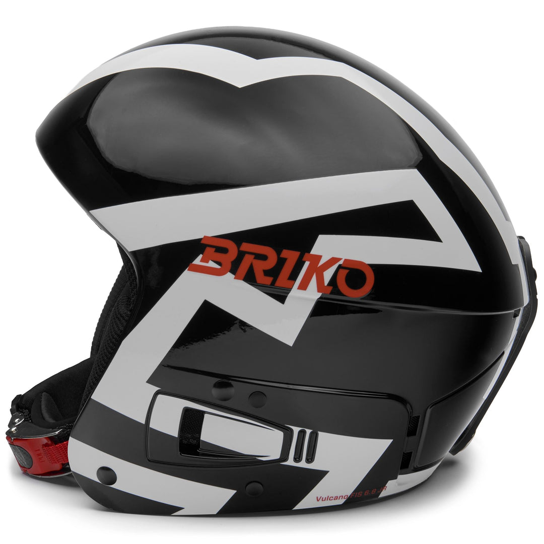 Kid's Black and White Racing Helmet for Young Racers main