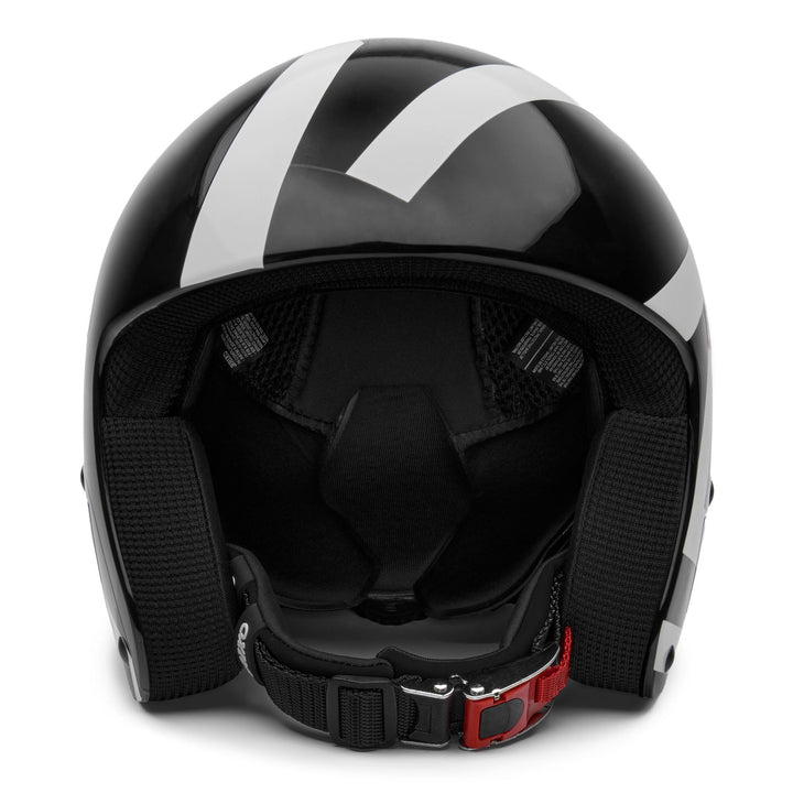Kid's Black and White Racing Helmet for Young Racers 3