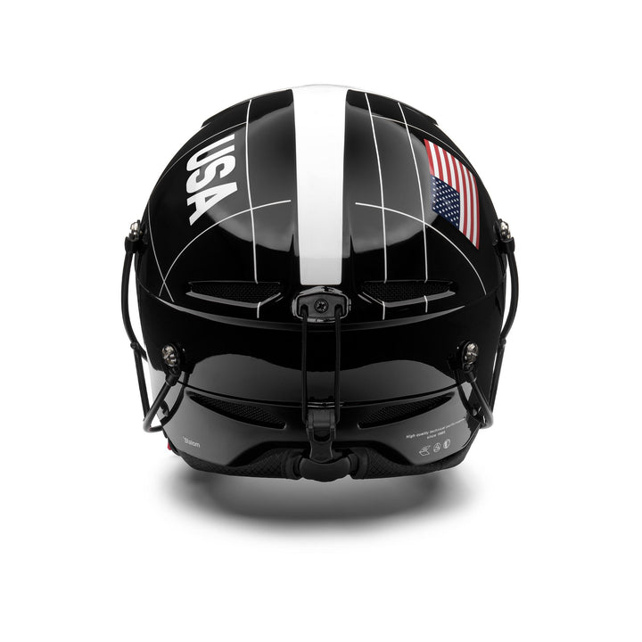 Casco da sci unisex nero con sistema di ventilazione e imbottitura in memory foam 4