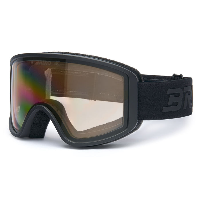 Maschera da sci unisex neri con trattamento antiappannamento e protezione UV. 3