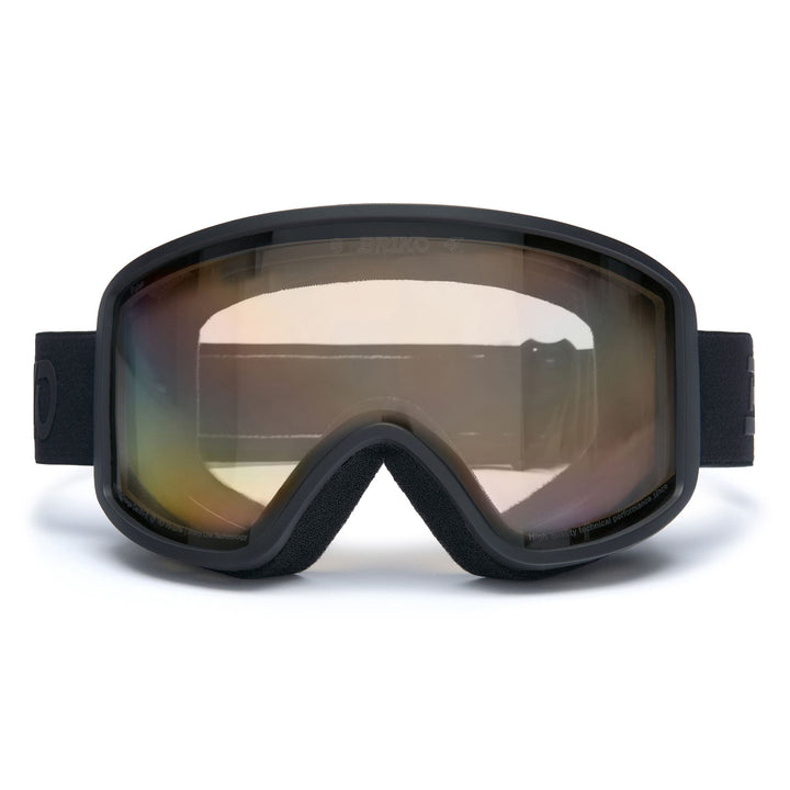 Maschera da sci unisex neri con trattamento antiappannamento e protezione UV. 1