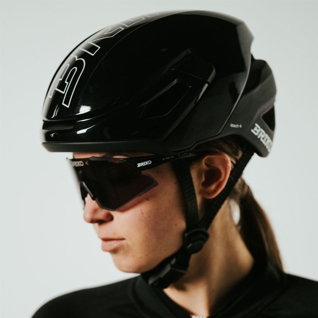 Unisex Black Cycling Helmet with Ventilation and Removable Padding main
