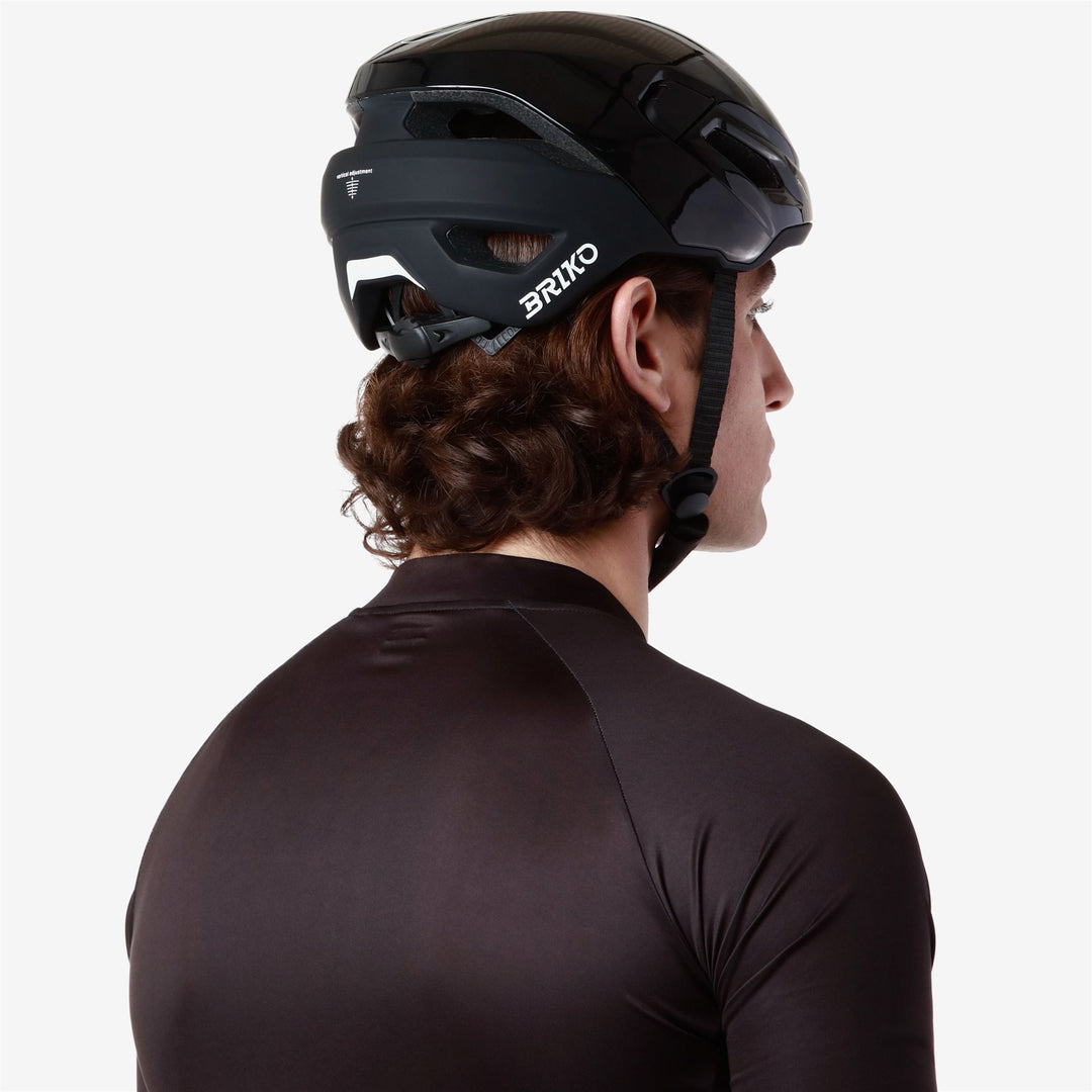 Unisex Black Cycling Helmet with Ventilation and Removable Padding main