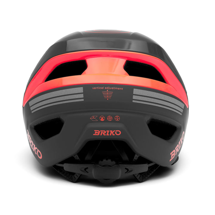 Unisex Grey and Neon Orange Cycling Helmet with Ventilation Features 4