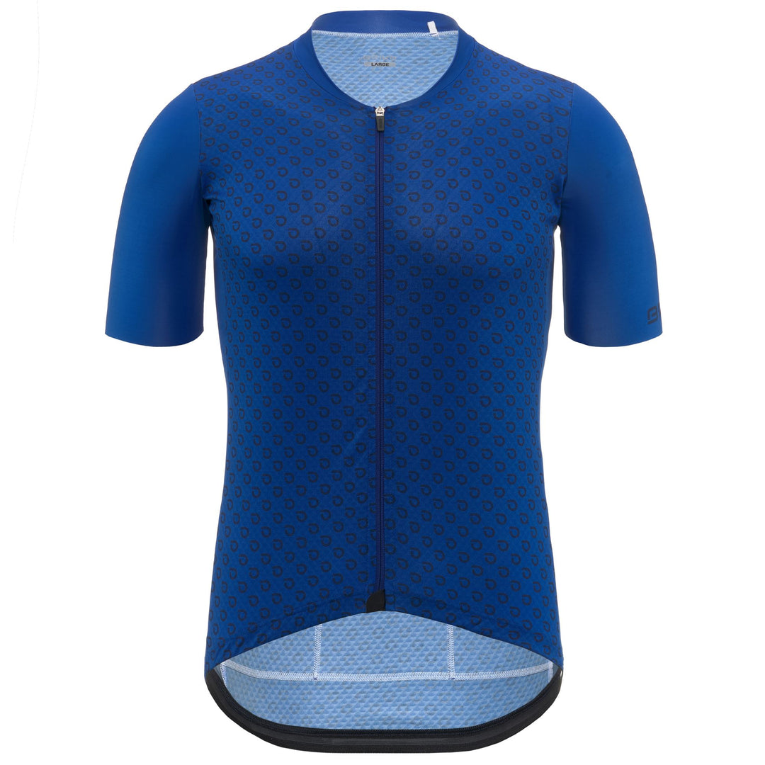 Maglia da ciclismo da uomo blu per ciclismo su strada 01