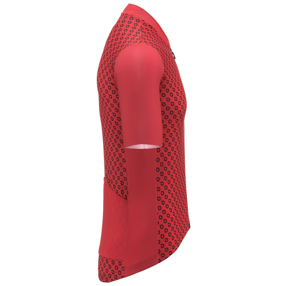 Red Men's Cycling Jersey for Road Riding 02
