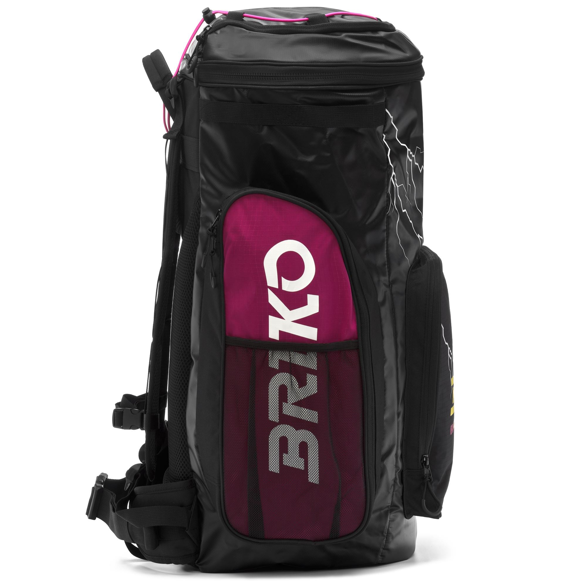 Bags Unisex PROBE BACKPACK 60L Backpack BLACK - VIOLET DAHLIA