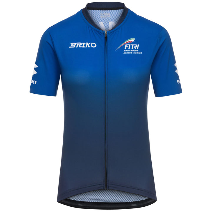 BRIKO FITRI W JERSEY - Active Jerseys - Shirt - Woman - Blue Indigo-Blue Iris 1