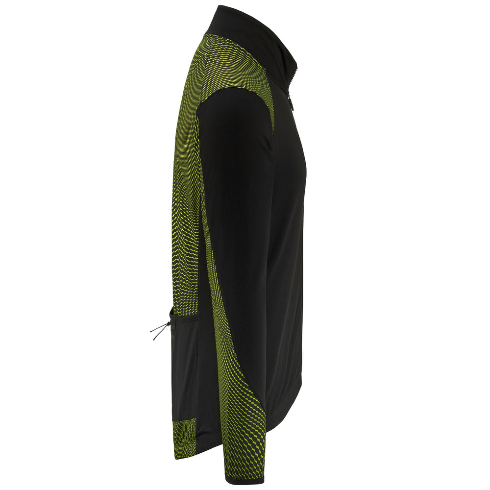 Black Men's Cycling Jersey for All Weather 02