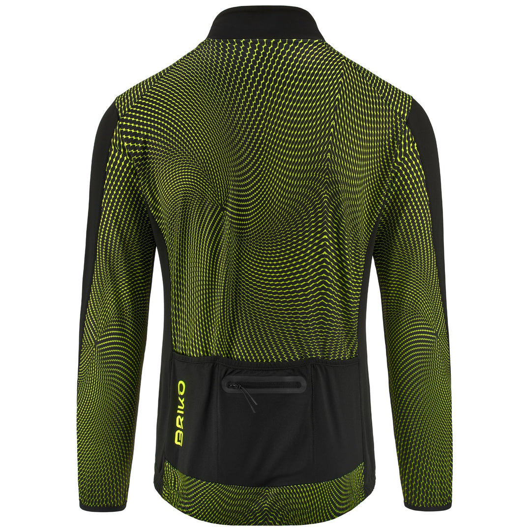 Black Men's Cycling Jersey for All Weather main