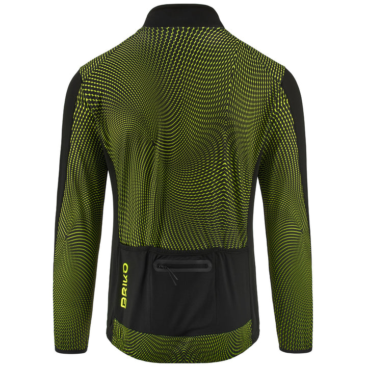 Black Men's Cycling Jersey for All Weather 3