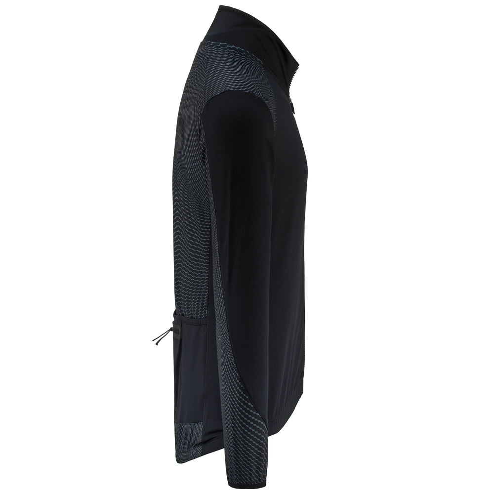 Black Men's Cycling Jersey for All Weather Conditions 02