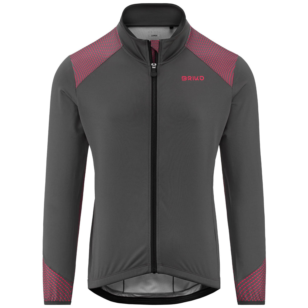 Grey Men's Cycling Jersey for All Weather Conditions 01