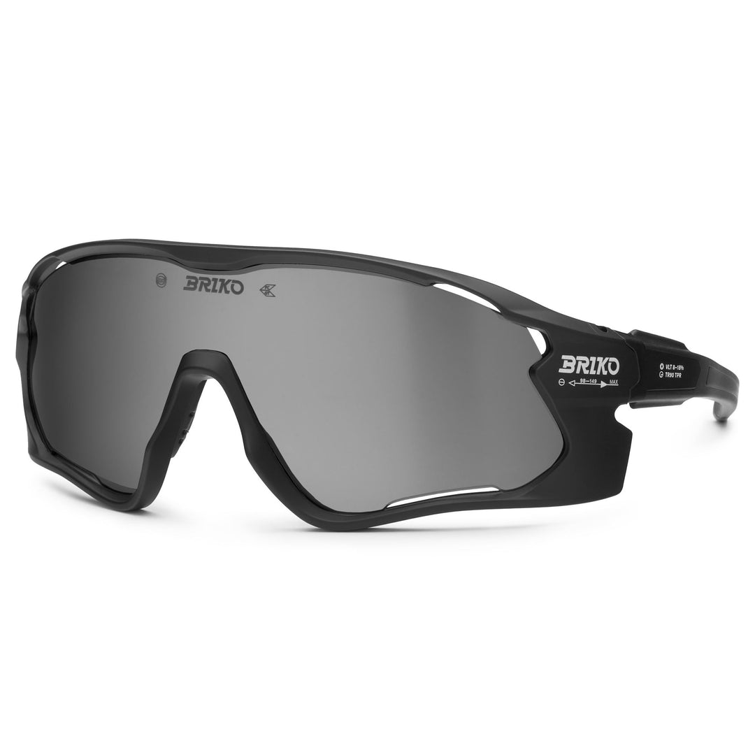 Unisex Black Sunglasses with Anti-Fog and Adjustable Fit main