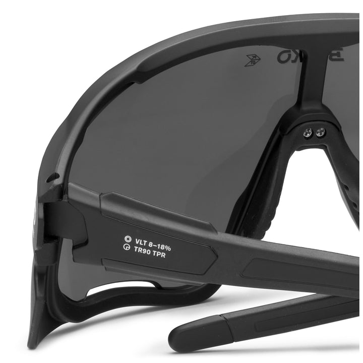 Unisex Black Sunglasses with Anti-Fog and Adjustable Fit 4