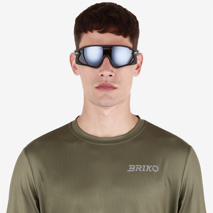 Unisex Black Sunglasses with Anti-Fog and Adjustable Fit 5