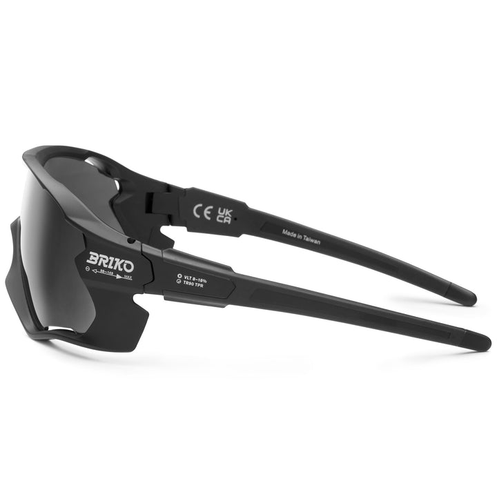 Unisex Black Sunglasses with Anti-Fog and Adjustable Fit 2