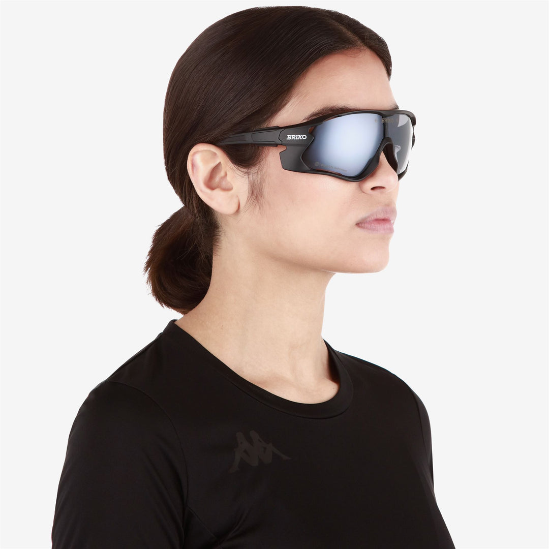 Unisex Black Sunglasses with Anti-Fog and Adjustable Fit main