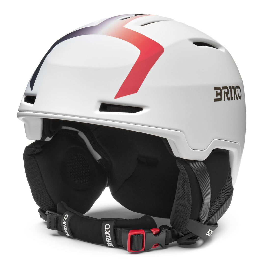 Casque de ski unisexe blanc et or pour une utilisation tout-terrain 01