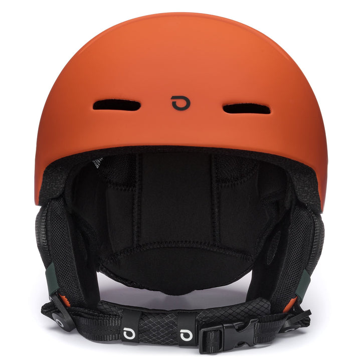 Unisex Orange Ski Helmet with Lightweight Shock Absorption 3
