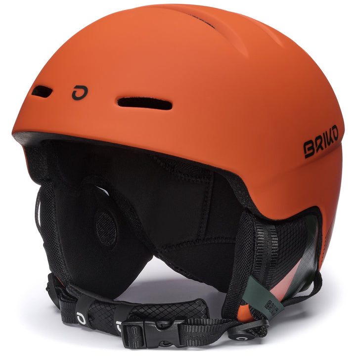 Unisex Orange Ski Helmet with Lightweight Shock Absorption 1