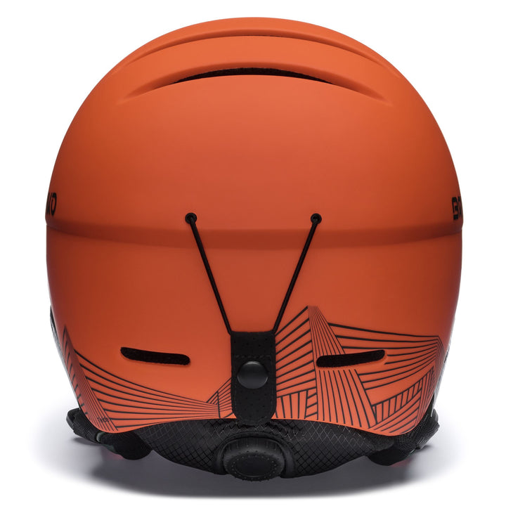 Unisex Orange Ski Helmet with Lightweight Shock Absorption 4