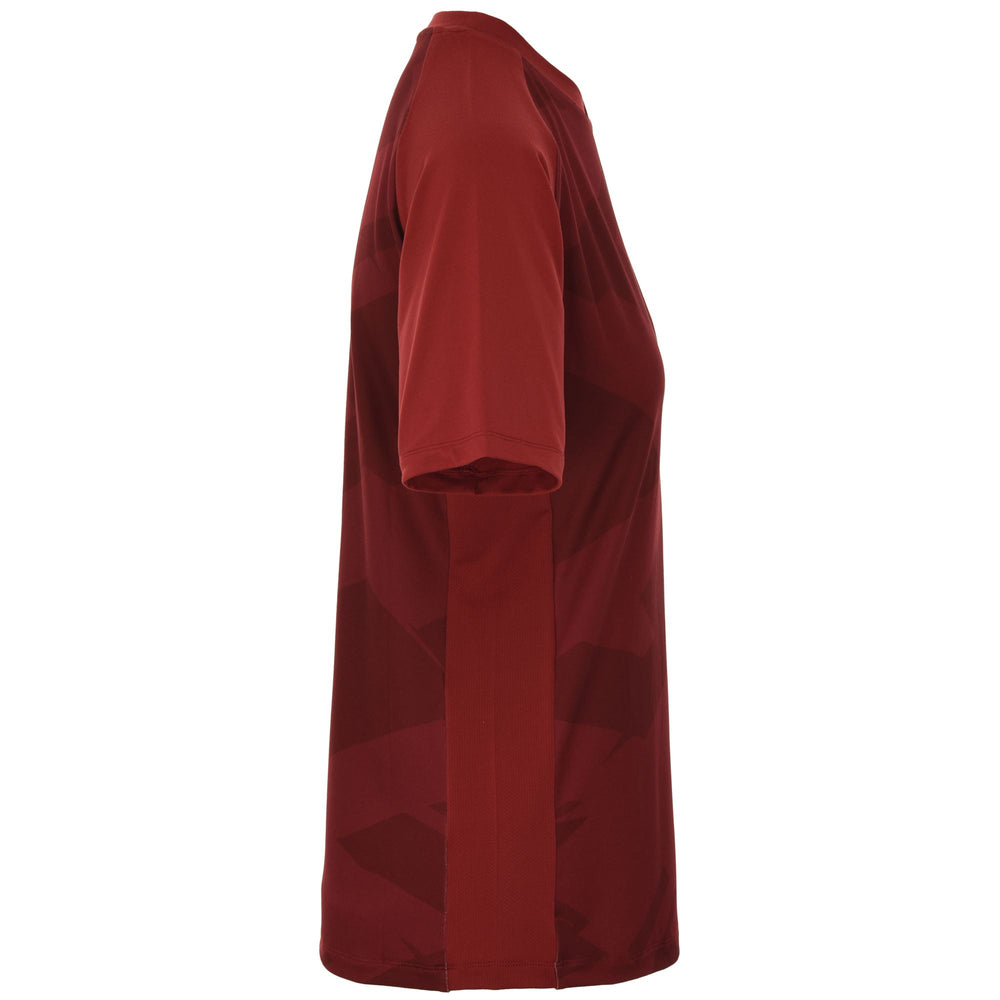 Red Women's Mountain Bike Jersey with Camouflage Graphic 02