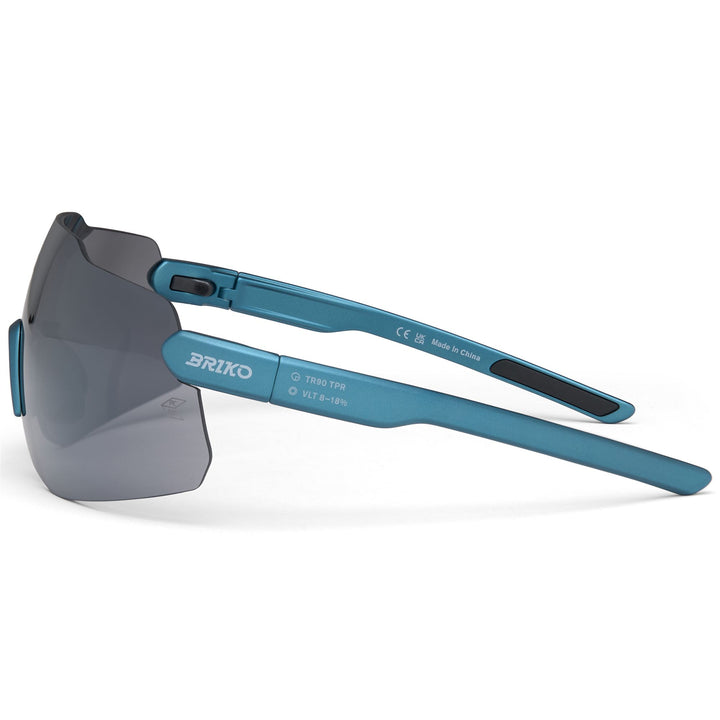 Unisex Green Rimless Sunglasses with 3 Lenses for Maximum Vision 2