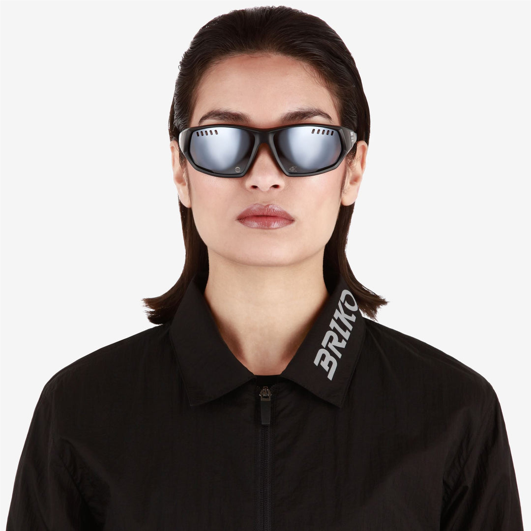 Occhiali da sole unisex blu con protezione UV e impugnatura antiscivolo main