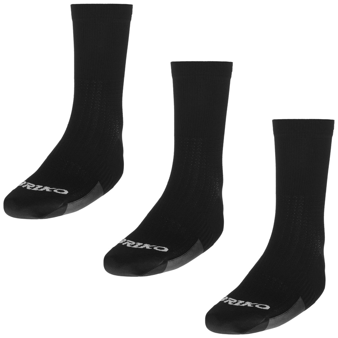 Unisex Black Cycling Ankle Socks with Compression Support 01