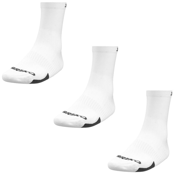 Unisex White Cycling Ankle Socks with Compression and Breathability 1