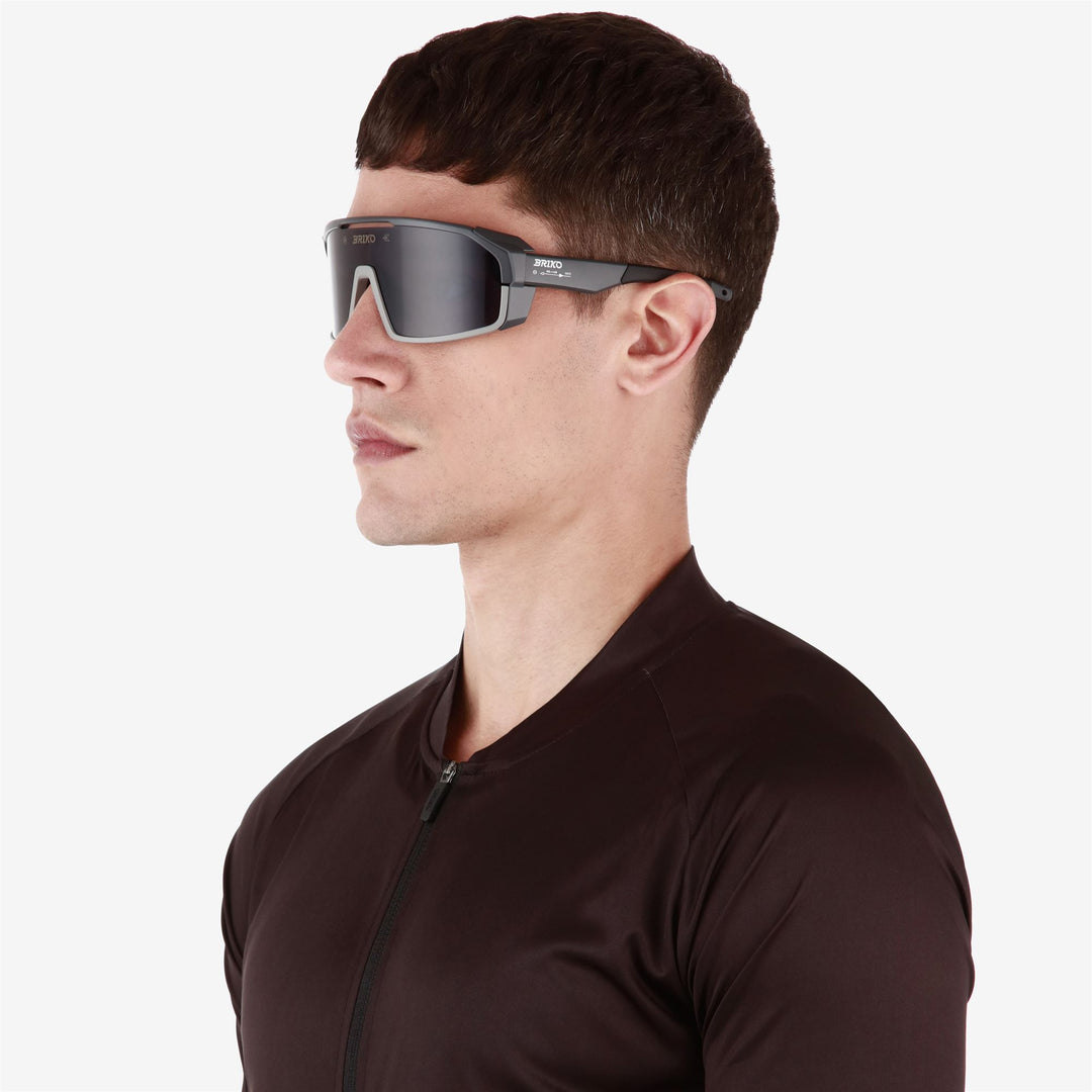 Unisex Gray Modular Sunglasses for Mountain Biking main
