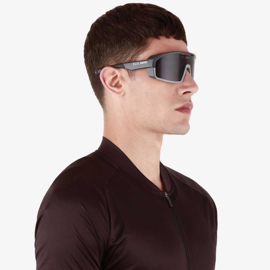 Unisex Gray Modular Sunglasses for Mountain Biking main