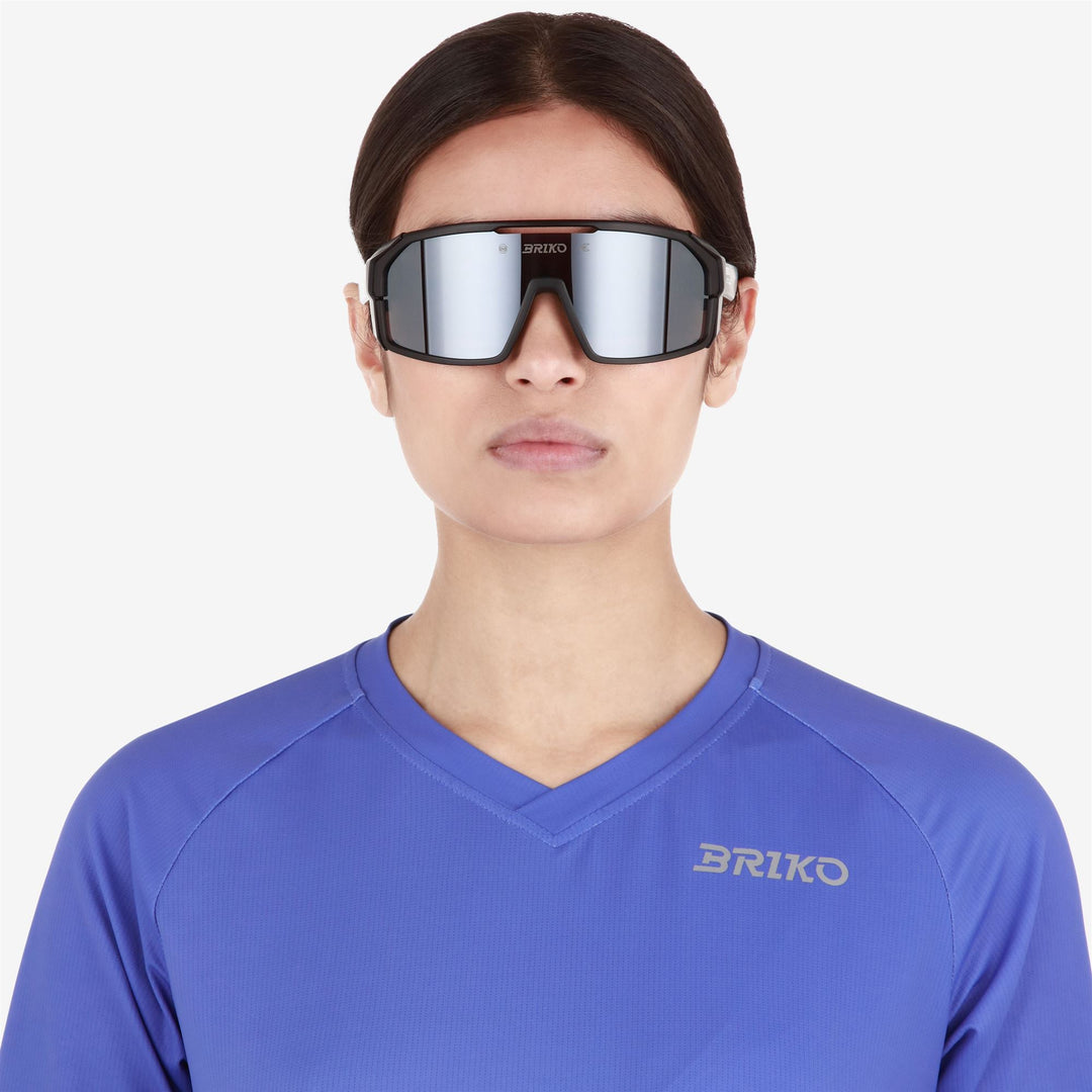 Unisex Black Modular Sunglasses for Mountain Biking main