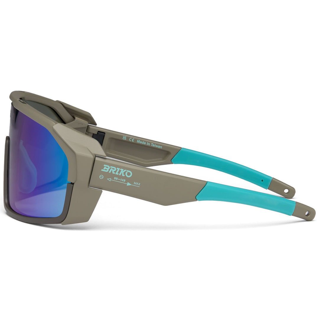 Unisex Brown Modular Sunglasses for Mountain Biking main