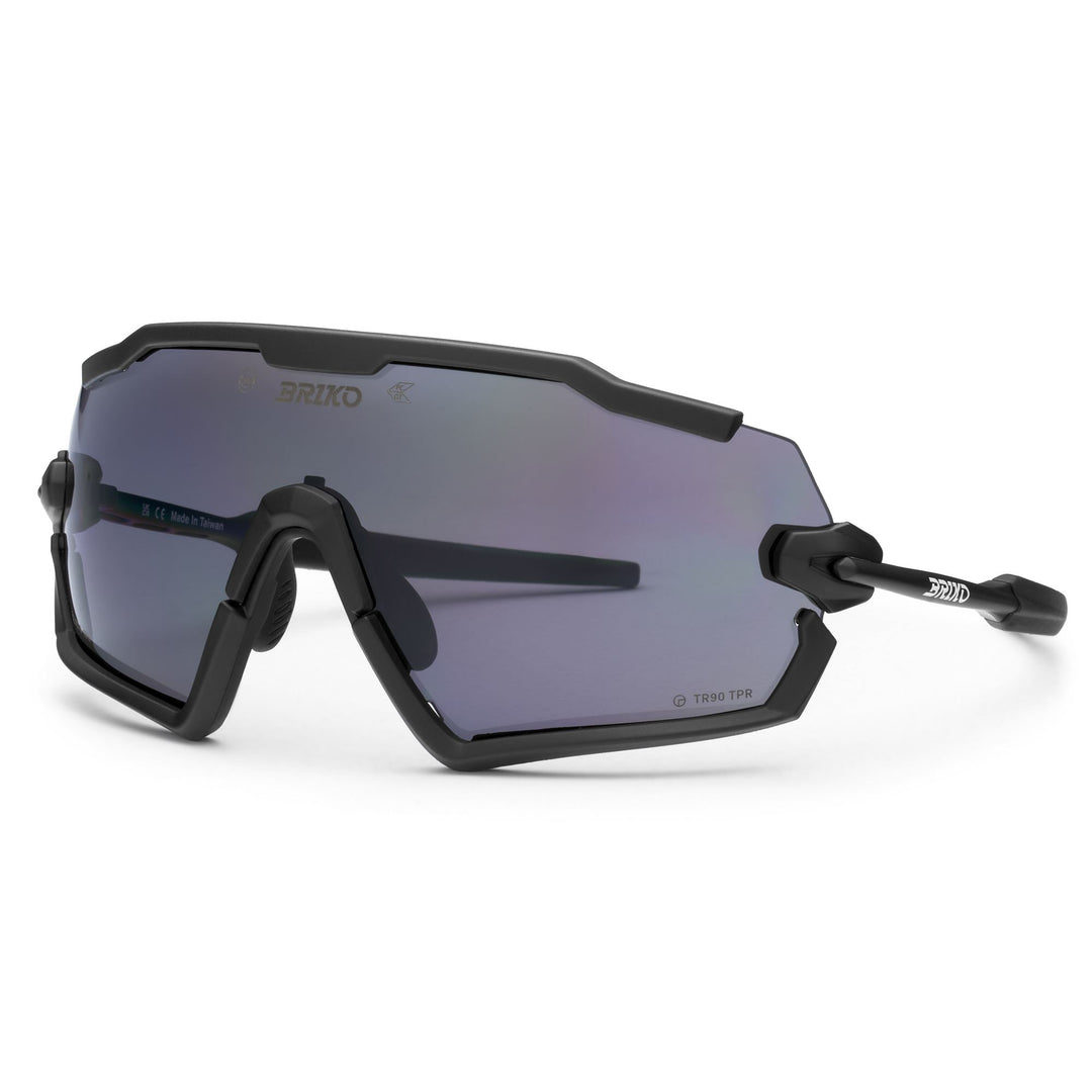 Unisex Black Sport Sunglasses with Prescription Lens Adapter main