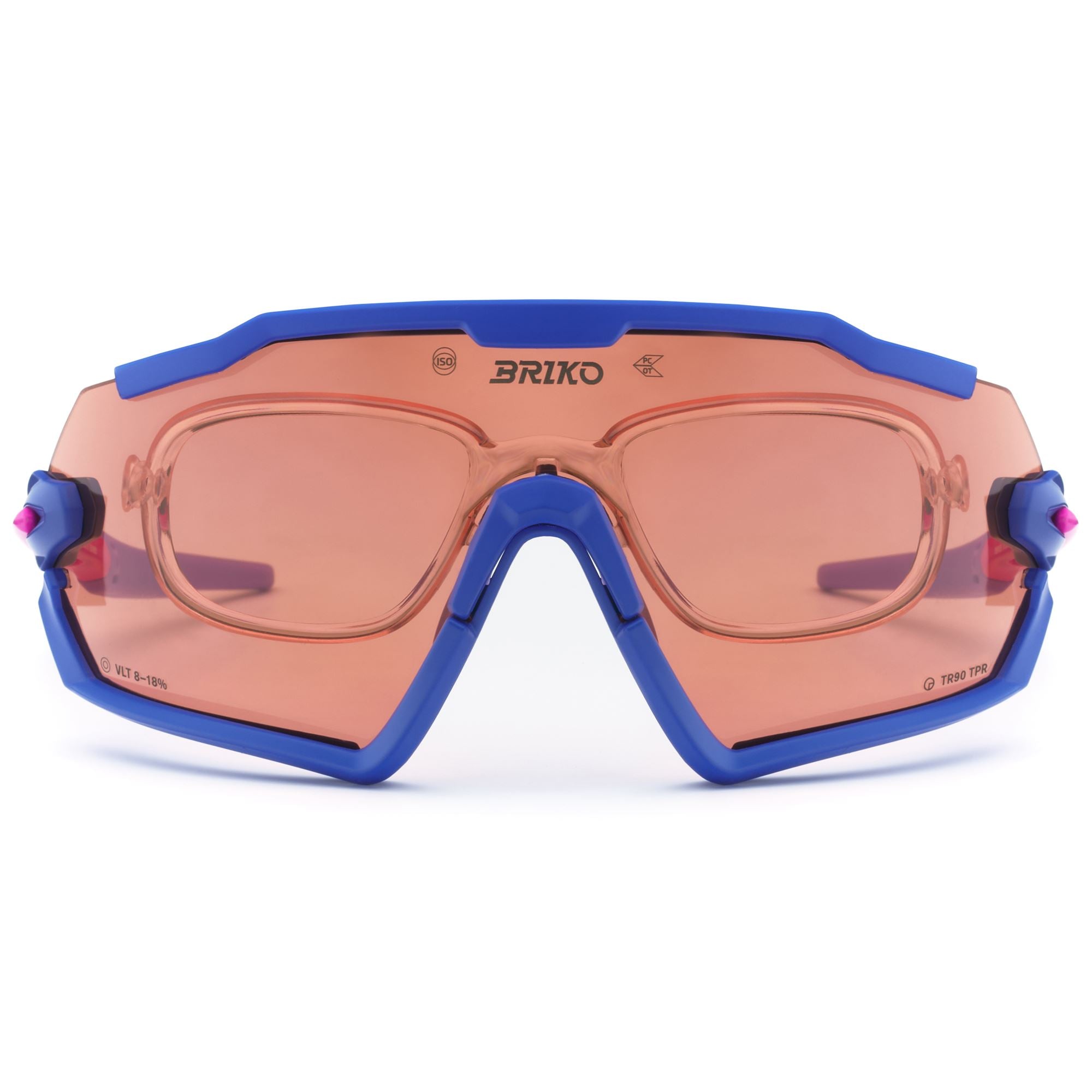【希少】新品未使用 BRIKO B-Zone サングラス y2k イタリア製 Glasses Unisex DETECTOR Sunglasses Sand Heathered - SB3