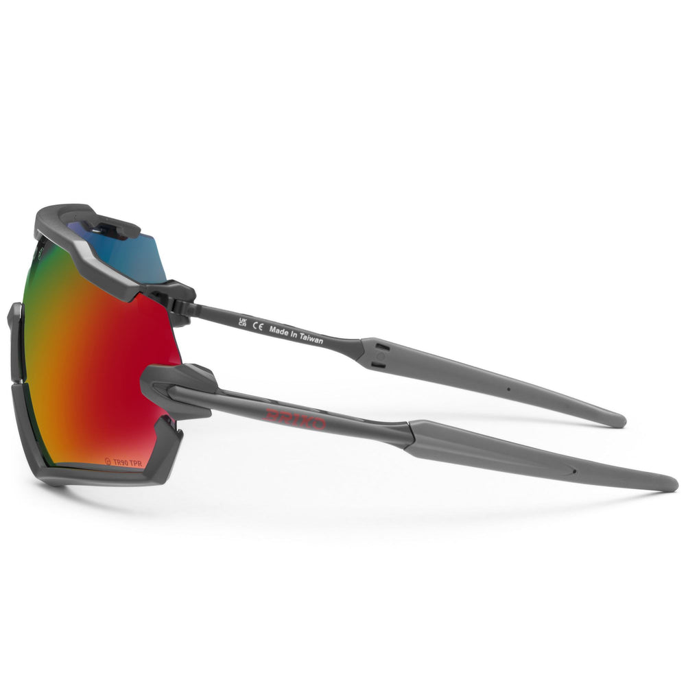 Unisex Grey Sport Sunglasses with Optical Adapter 02