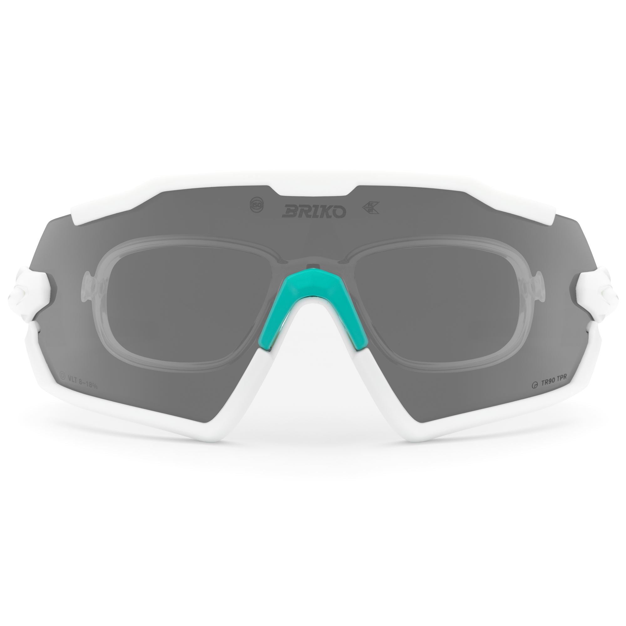 Glasses Unisex SPACE Sunglasses White Green Caribbean - SM3