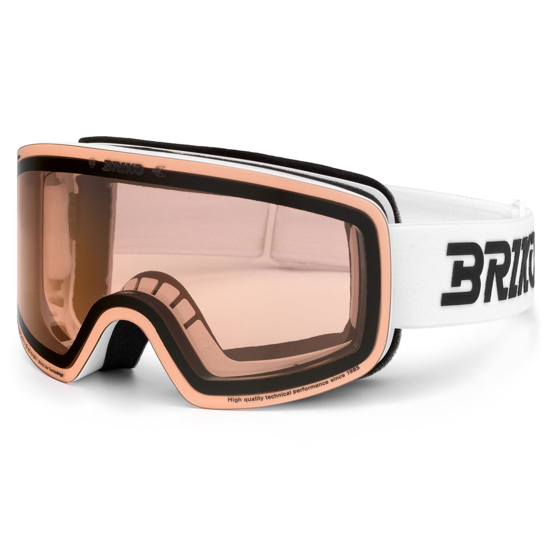 Unisex White Photochromic Ski Goggles with Magnetic Lens Change System main