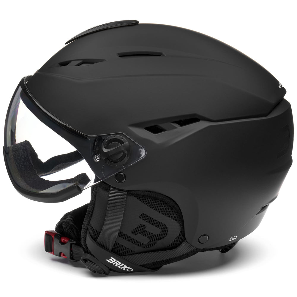 Casco da sci unisex nero con visiera fotocromatica e ventilazione 02