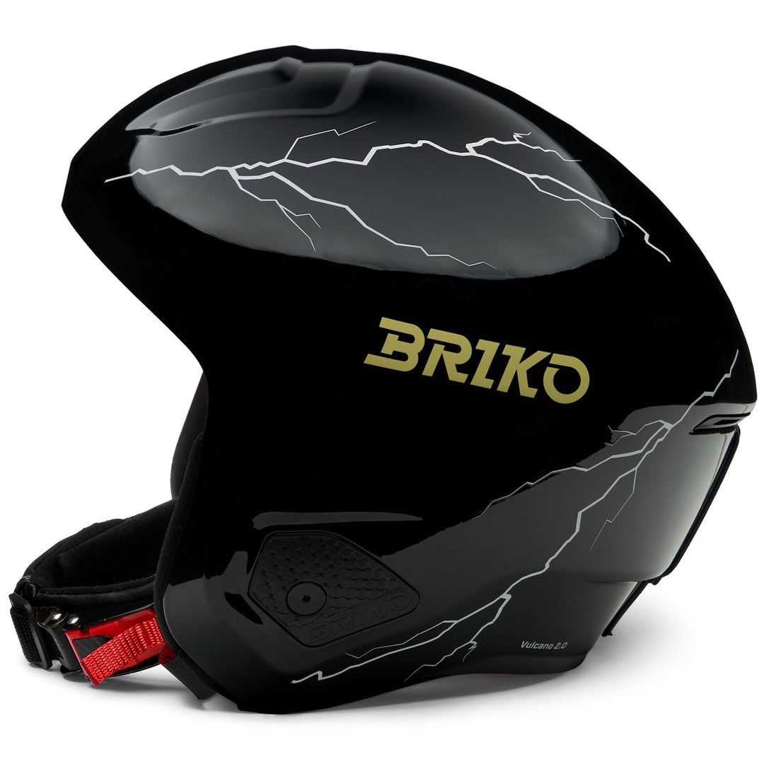 Unisex Black and Yellow Race Helmet for World Cup Skiing main