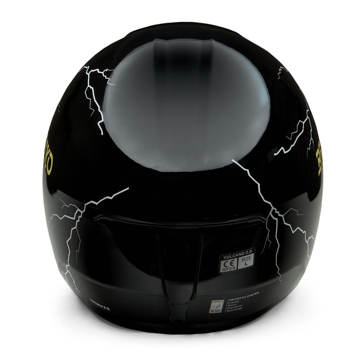 Unisex Black and Yellow Race Helmet for World Cup Skiing 4