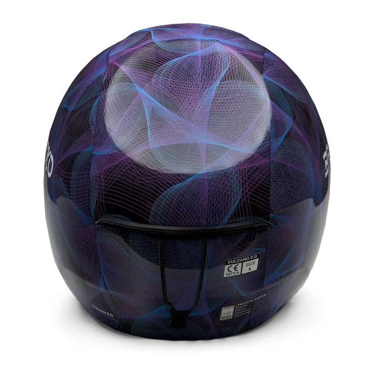 Unisex Black and Purple Ski Racing Helmet with Protective Design 4