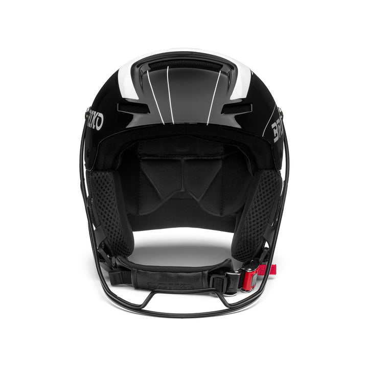 Casco da sci unisex nero e bianco con sistema di ventilazione 3