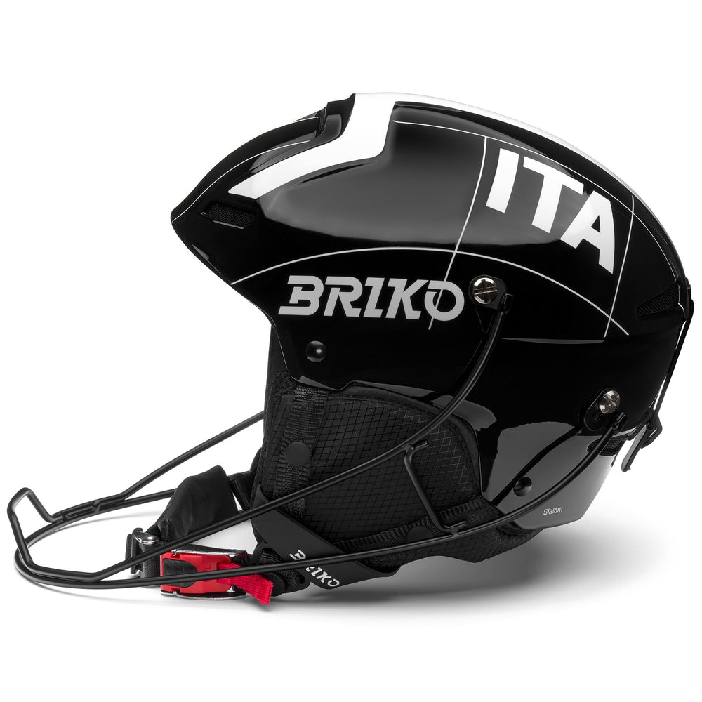 Unisex Black and White Ski Helmet with Ventilation System 02