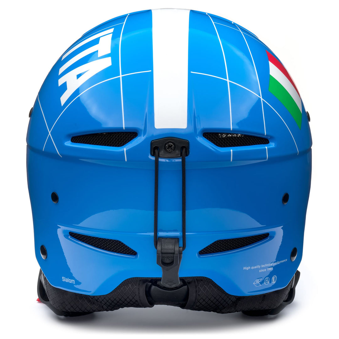 Casco da sci unisex blu e bianco con sistema di ventilazione main