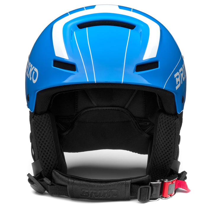 Unisex Blue and White Ski Helmet with Ventilation System 3