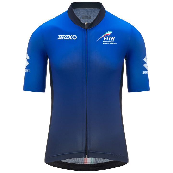 Blue Men's Triathlon Jersey for Active Performance 1